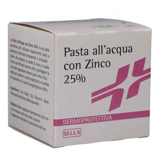 Sella Pasta All'acqua Con Zinco 25 % 100 G - Farmaciauno