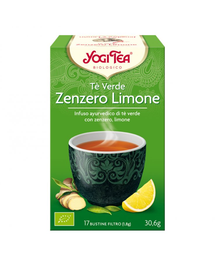 Infuso biologico e sostenibile con limone e zenzero