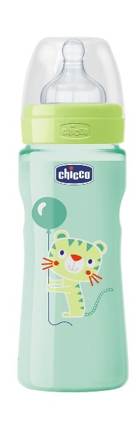 Chicco Biberon Well Being Colorato In Polipropilene Unisex Da 330 Ml F