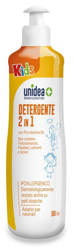 Unidea Kids detergente 2 in 1 bagnetto neonati bambini - Farmacia