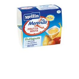 Mellin Frutta Pura Frutta Mista 100 G 4 Pezzi