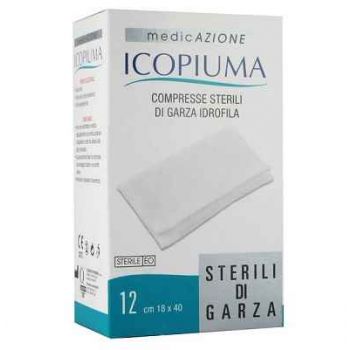 12 Compresse Sterili di Garza Idrofila 10x10 - Farmacia Loreto