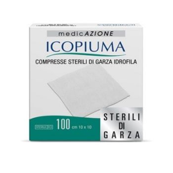 12 Compresse Sterili di Garza Idrofila 10x10 - Farmacia Loreto