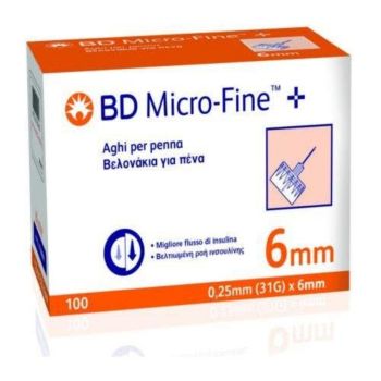 BD Micro-Fine Aghi 32GX4mm per Penna Insulina 100 pezzi