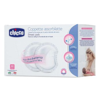 Accessori per l'allattamento al seno Chicco salviette detergenti per il  seno 16 pezzi